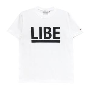 LIBE T-SHIRT ライブ Ｔシャツ BIG LOGO WHITE/BLACK スケートボード...