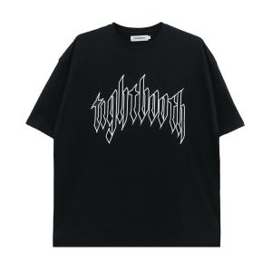 TIGHTBOOTH（TBPR）T-SHIRT タイトブース Tシャツ HAZE BLACK スケートボード スケボー｜cs-skate