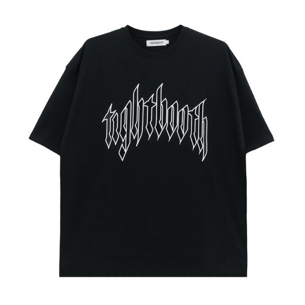 TIGHTBOOTH（TBPR）T-SHIRT タイトブース Tシャツ HAZE BLACK スケー...