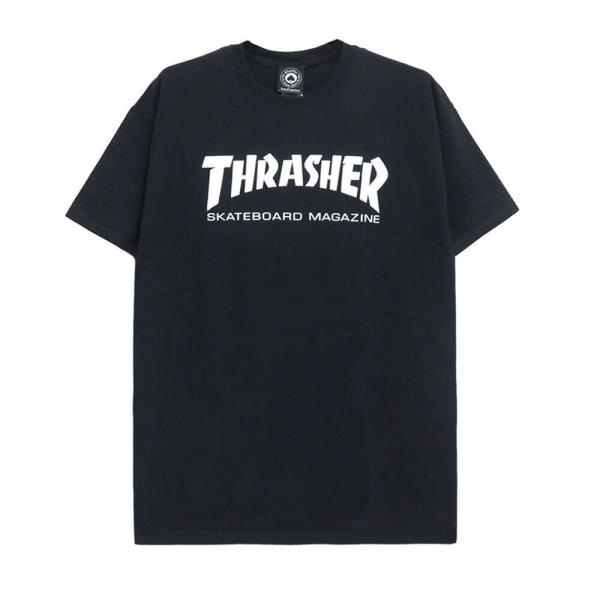 THRASHER T-SHIRT スラッシャー Ｔシャツ SKATE MAG LOGO WHITE ...