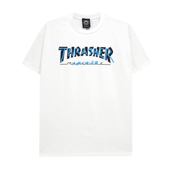 THRASHER T-SHIRT スラッシャー Ｔシャツ TRADEMARK WHITE（US企画）...