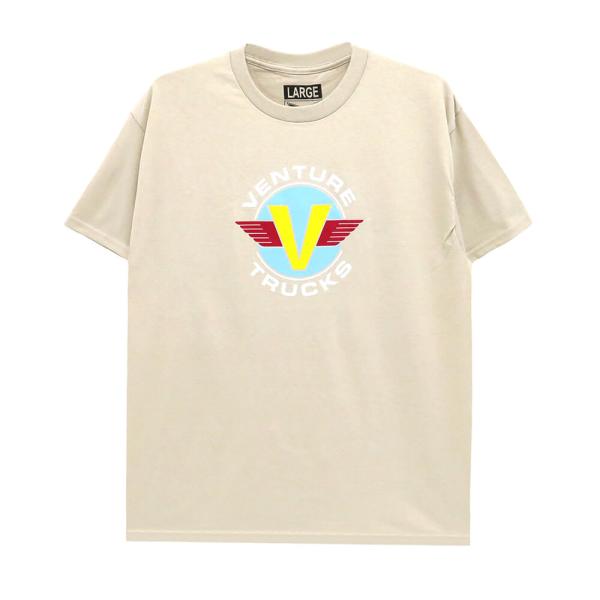 VENTURE T-SHIRT ベンチャー Tシャツ WINGS SAND/LIGHT BLUE ス...