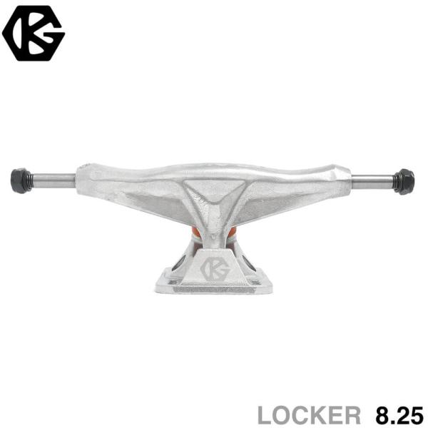 GRIND KING TRUCK グラインドキング トラック LOCKER 8.25 シルバー スケ...