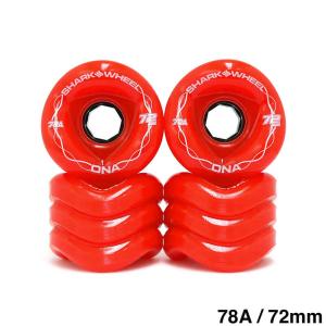 01☆新品☆ シャークウィール 60mm 78a ブラック/ブルー スワール SHARK WHEEL シャークウィール ソフトウィール（クルーザー