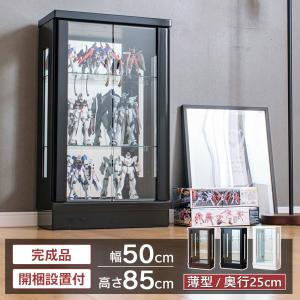 コレクションケース 50 コレクションボード ショーケース 大型 フィギュア ガラス 棚 収納 フェリックス｜cs-with
