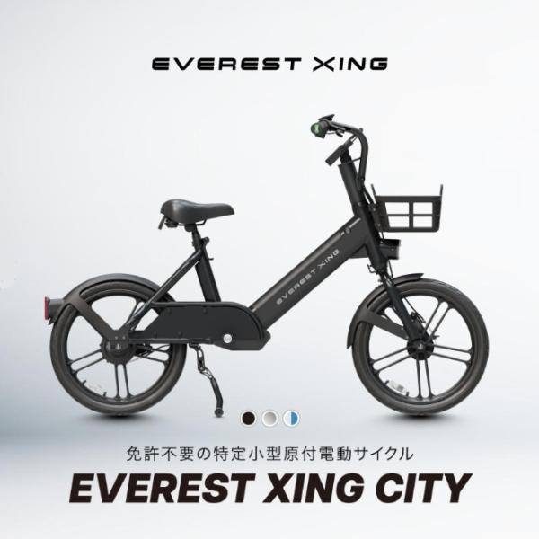 EVEREST XING　CITY　エベレスト　エキシングシティ　２輪タイプ　特定小型原付自転車　坂...