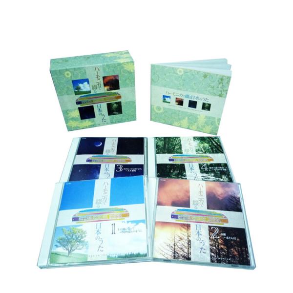 新品 ハーモニカで綴る日本のうた CD4枚組 全80曲 カートンボックス収納、別冊歌詞ブックレット付...