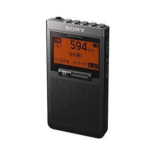ソニー PLLシンセサイザーラジオ SRF-T355 : FM/AM/ワイドFM対応 片耳イヤホン付属 ブラック SRF-T355 B｜csc-store