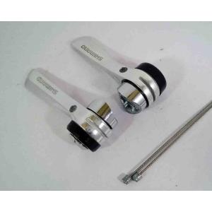 シマノ ダウンチューブWレバー 2/3x8SPEED SL-R400 BLK 左右セット