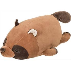 りぶはあと ボルスタークッション マシュマロアニマル タヌキのぽんきち  ふわふわ もちもち 78212-31