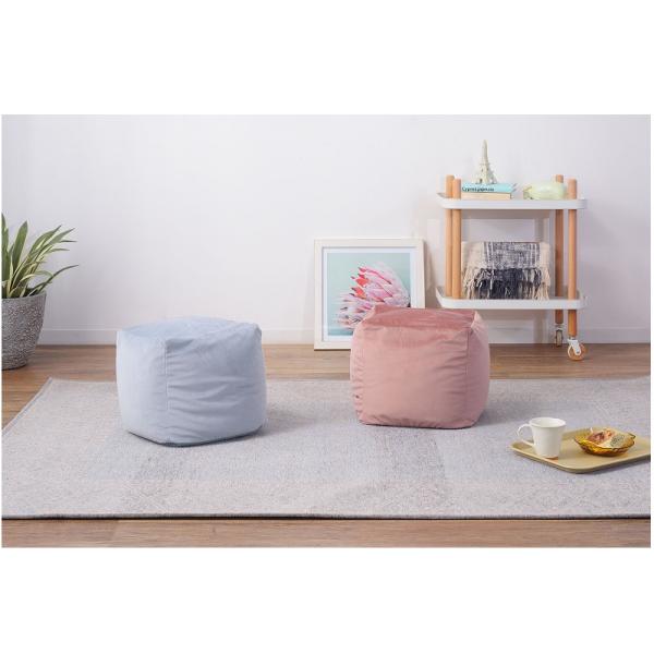 ビーズクッション 小さめ 四角 キューブ ミニビーズクッション おしゃれ ミニテーブル マイクロビー...