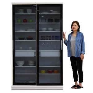 松田家具 国産大川製 60食器棚 ガバーナ 2色対応：シガーナッツ