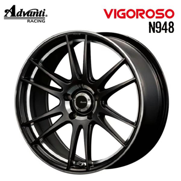 18インチ 5H120 8.5J 8.5J+38 5穴 ホイール 【1本単品 新品】 MattBla...