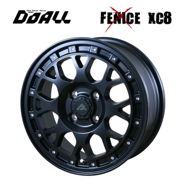 送料無料 ドゥオール FENICE X XC8 5J-14 +45 4H-100 (14インチ) 4...