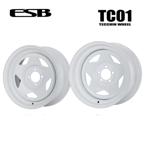 15インチ 4H100 6J 6J+30 4穴 ホイール 【2本セット 新品】  CLS TC01 ...
