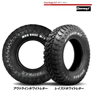 GRIPMAX/グリップマックス MUD Rage M/T タイヤ 4本 195R14C 106/104Q