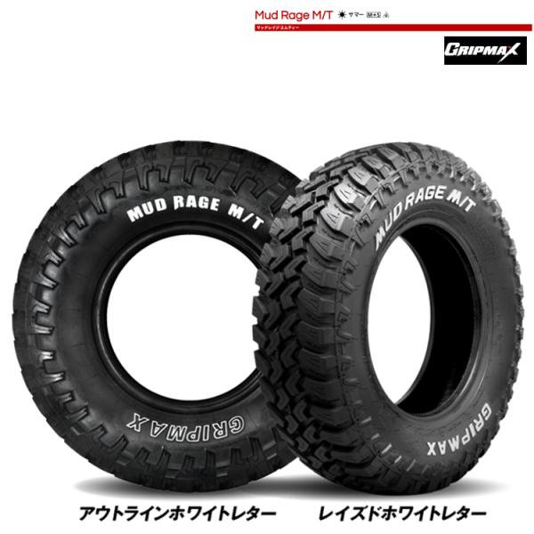 185R14C 102/100Q RWL 【4本セット 新品】 サマータイヤ GRIPMAX MUD...