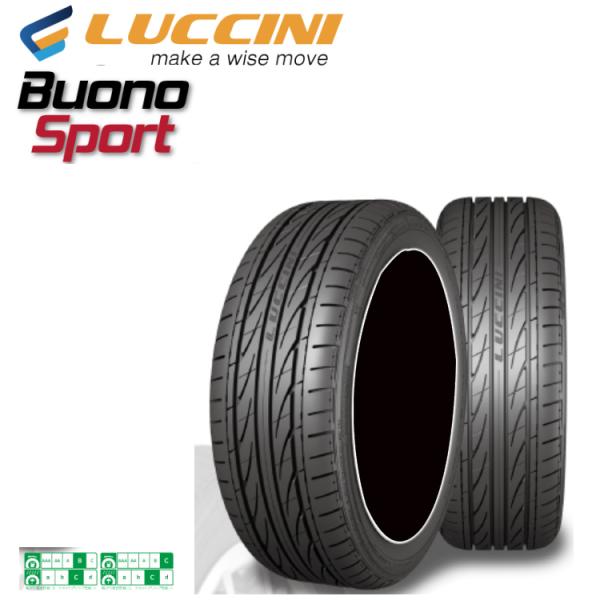 送料無料 ルッチーニ 夏 サマータイヤ LUCCINI Buono Sport ヴォーノスポーツ 1...