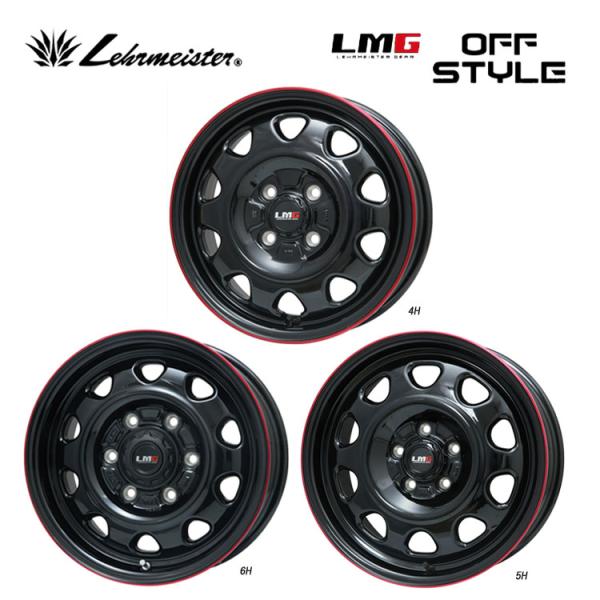 送料無料 レアマイスター LMG OFF STYLE 3.5B-12 +44 4H-100 (12イ...