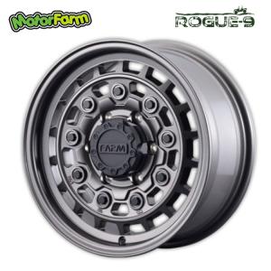 16インチ 5H139.7 5.5J 5.5J+20 5穴 ホイール 【1本単品 新品】 マットガンメタリック ROGUE-9 送料無料 モーターファーム