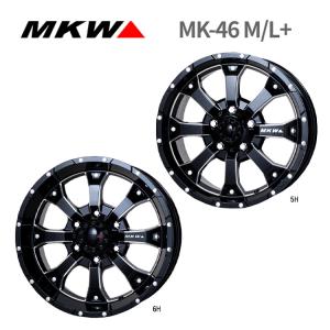 MKW MK-56 ホイール ミルドブラック 17インチ×8.0J ＋0 6H139.7