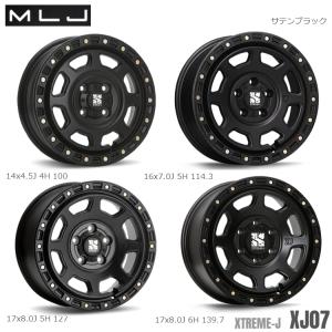 MLJ 225/45R16 XTREME-J XJ04 サテンブラック 16インチ 5穴 114.3 7J
