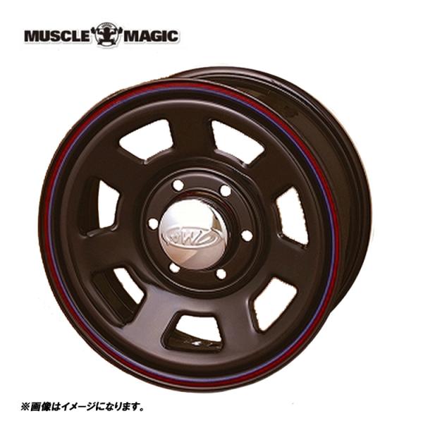 送料無料 マッスルマジック AWC デイトナスポーク リバース 7J-16 +30 6H-139.7...