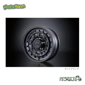 16インチ 5H114 7J 7J+38 5穴 ホイール 【4本セット 新品】 ROGUE9 (MBK) 送料無料 モーターファーム