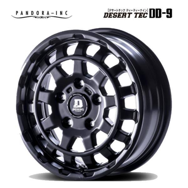 14インチ 5H114.3 5J 5J+45 5穴 ホイール 【4本セット 新品】  DESERT ...