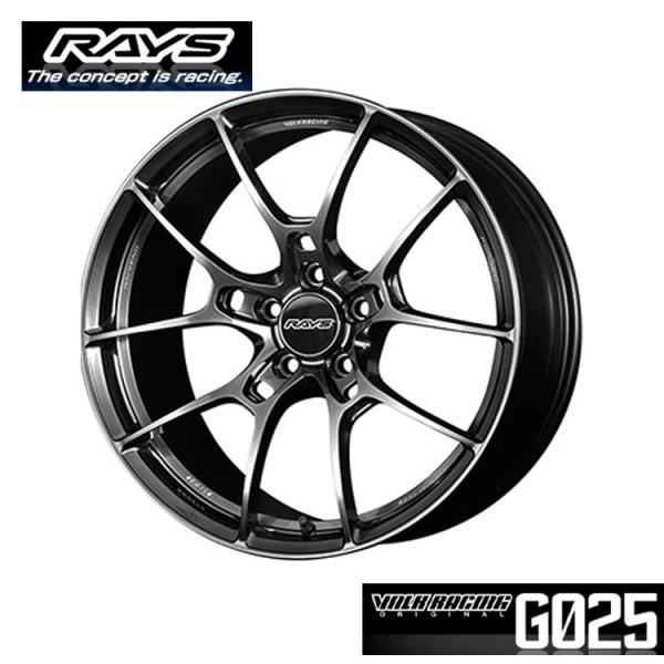 送料無料レイズ VOLK RACING G025 (HK) 9J-20 +25 5H-112 (20...