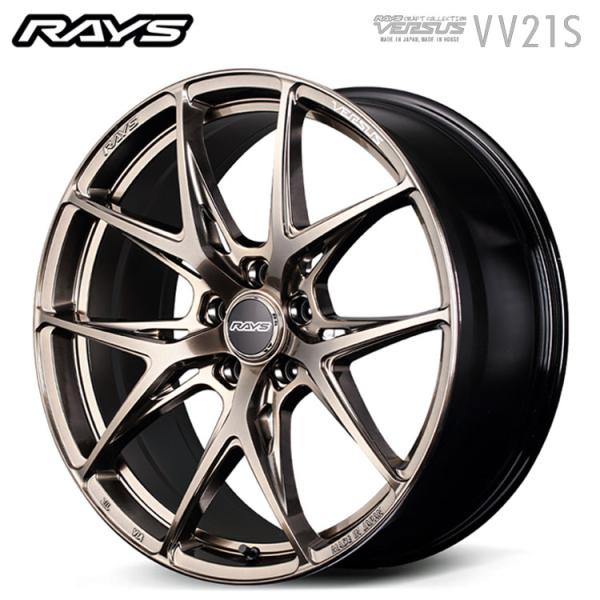送料無料 レイズ RAYS VERSUS VV21S グレイスゴールド 8J-19 +38 5H-1...