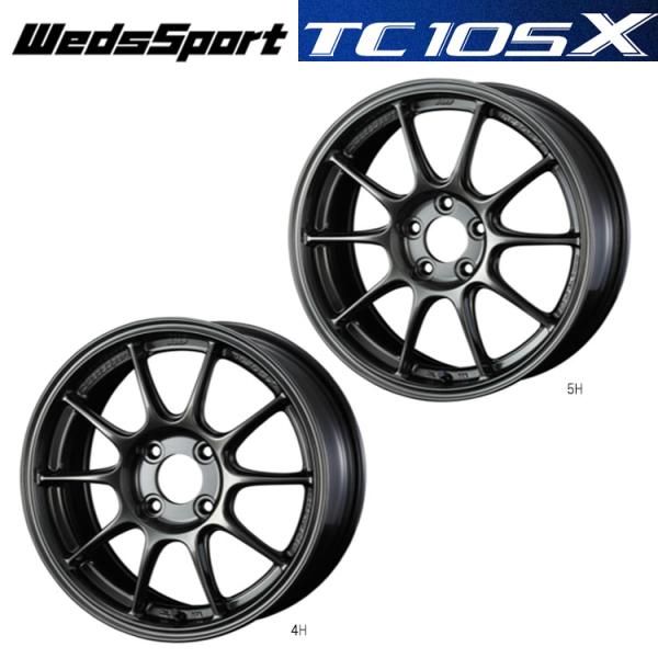 送料無料 ウェッズ WedsSport TC105X  9J-17 +10 5H-114.3 (17...