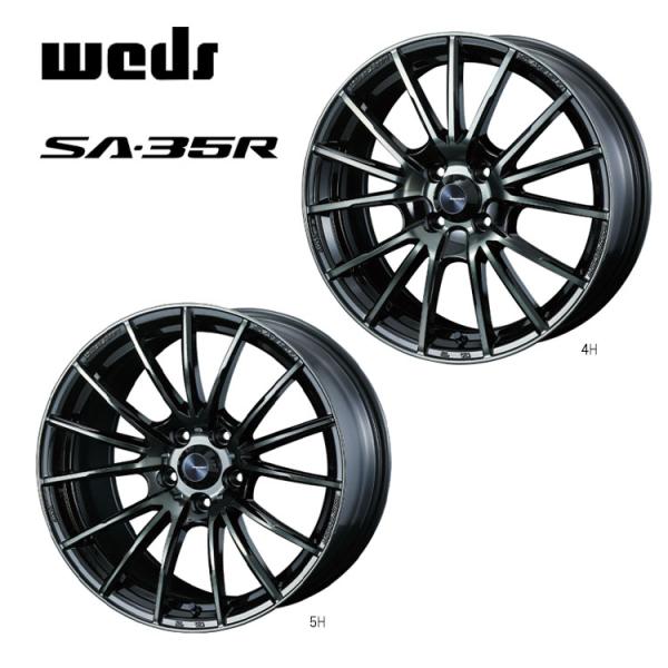 送料無料 ウェッズ WedsSport SA-35R 5J-15 +45 4H-100 (15インチ...