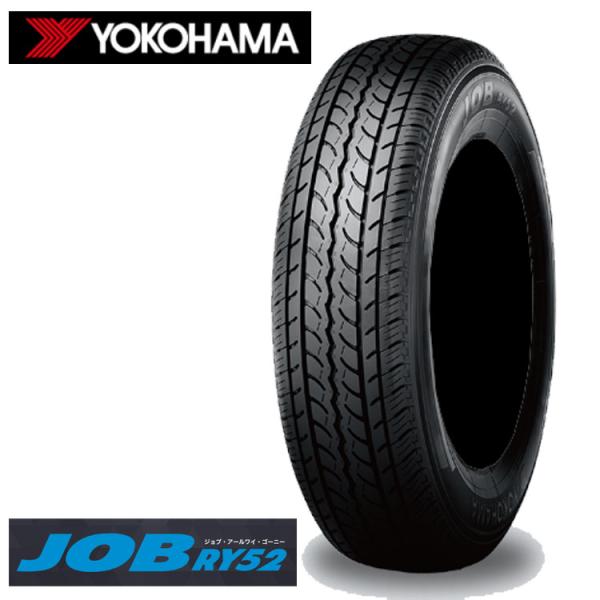 送料無料 ヨコハマ サマータイヤ YOKOHAMA JOB RY 52 ジョブ RY 52 145R...