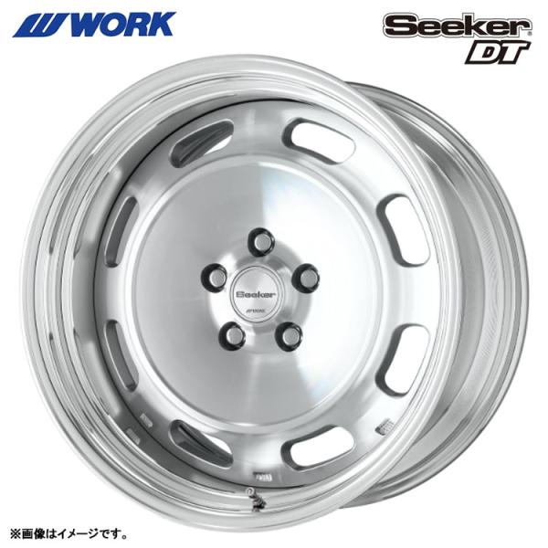 17インチ 5H100 9J 9J+80〜5 5穴 ホイール 【1本単品 新品】 カットクリア Se...