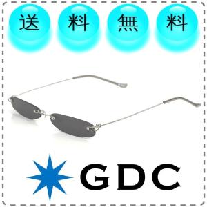 GDC ジーディーシー サングラス 黒 sunglasses ツーポイントタイプ ハーフムーン ファッションメガネ 眼鏡 男女兼用 送料無料