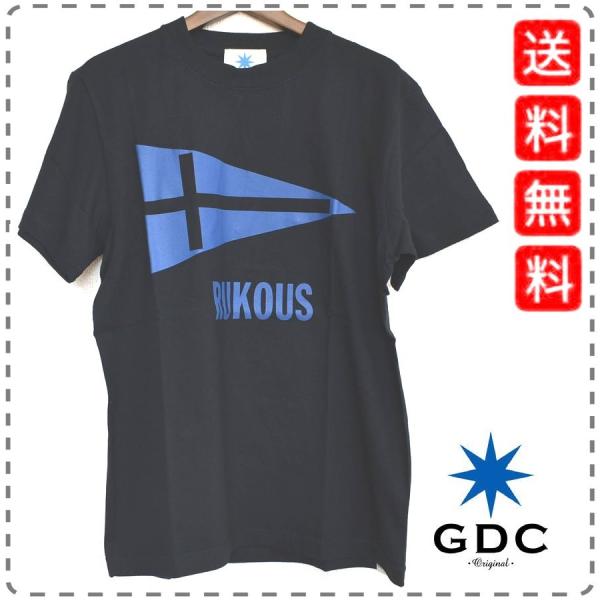 GDC ジーディーシー 綿100% 半袖Tシャツ 丸首 RUKOUS フィンランド コットン 男女兼...