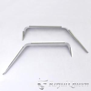 三菱ふそう NEW キャンター ドアバイザー ステンレス ウロコ柄 左右