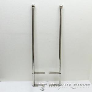 ステンレス旗棒 (38φ球付) 長さ900mm : トラックアート歌麿Yahoo!店