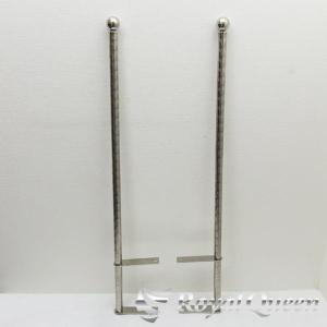 汎用 旗棒 コーナーポール 水泡 アクリル&ステンレス LED☆ 25Φ 全長