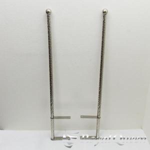 汎用 ステンレス 旗棒 コーナーポール ☆ 25Φ 絞りパイプ 全長1060mm