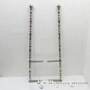 汎用 旗棒 コーナーポール 水泡 アクリル&ステンレス LED☆ 25Φ 全長