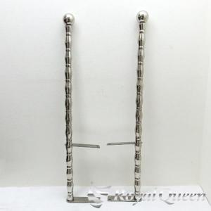 汎用 旗棒 コーナーポール 水泡 アクリル&ステンレス LED☆ 25Φ 全長