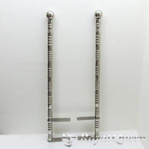 汎用 ステンレス 旗棒 コーナーポール ☆ 51Φ 絞りパイプ 全長1290mm