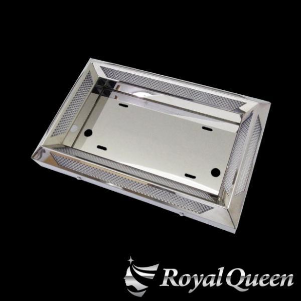 DX ナンバーフレーム 鏡面 中型車用 DX330【RQNC31】