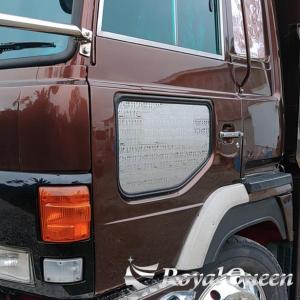 日野 旧 プロフィア メッキ コーナー パネル 穴無し 左右