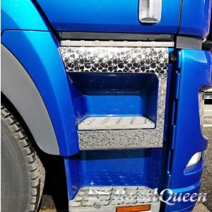 ふそう スーパーグレート アルミステップ (運転席側のみ) : ステンレス