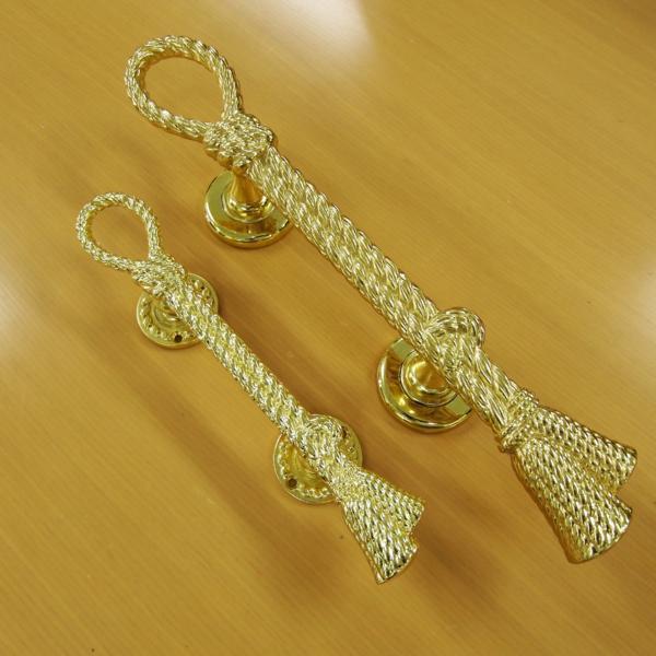 ゴールドメッキ ドアノブ 取手 ハンドバー 幅約28cm 1個 Cタイプ サロンバス【RQGR-GC...