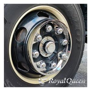デコトラ ホイールスピンナー 19.5インチ 3穴 4穴対応 一文字型 2個