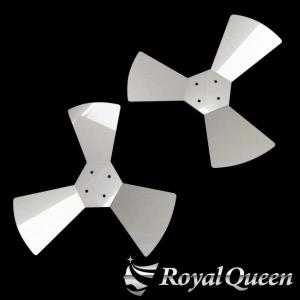 3枚羽 プロペラ スピンナー ウロコ柄 22.5インチ【RQWS2】 : Royal